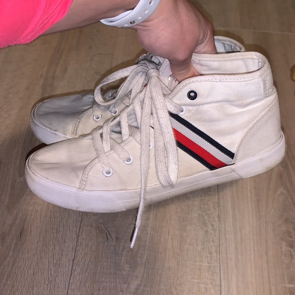 Tommy Hilfiger Twlisett white high top sneakers - Picture 4 of 9